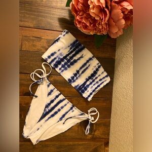 Swim Bandeau Bikini - Size Small